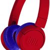 JBL Kulaklık JR300 Mikrofonlu Kulak Üstü Kulaklık Çocuk İçin Kırmızı Mavi