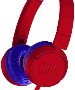 JBL Kulaklık JR300 Mikrofonlu Kulak Üstü Kulaklık Çocuk İçin Kırmızı Mavi