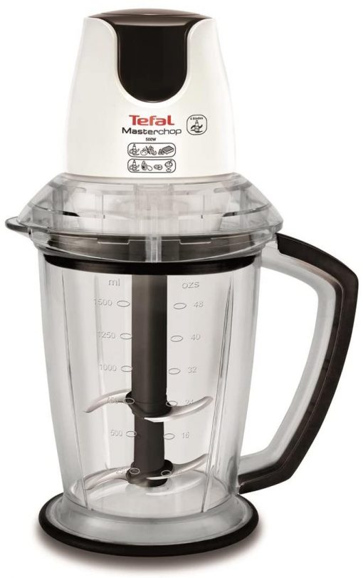 Tefal Doğrayıcı MB470 Masterchop Rondo 500 Watt 4 Bıçaklı Maxi Boy Beyaz