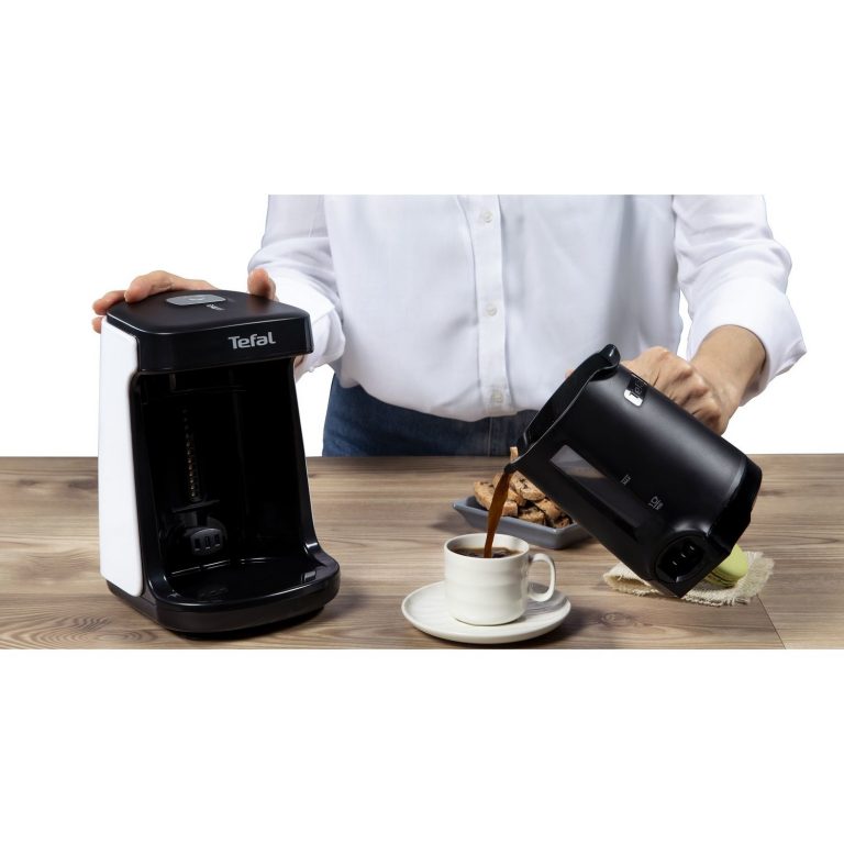 Tefal Kahve Makinesi CM820 Köpüklüm Compact Türk Kahvesi Makinesi Beyaz