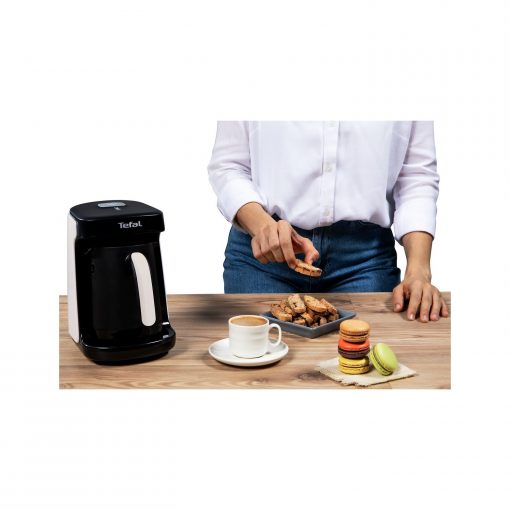 Tefal Kahve Makinesi CM820 Köpüklüm Compact Türk Kahvesi Makinesi Beyaz