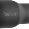 Belkin Araç Şarj Cihazı CCB001 USB Araç Şarj Cihazı 24 W 2 Bağlantı Noktalı Araç Şarj Cihazı Siyah