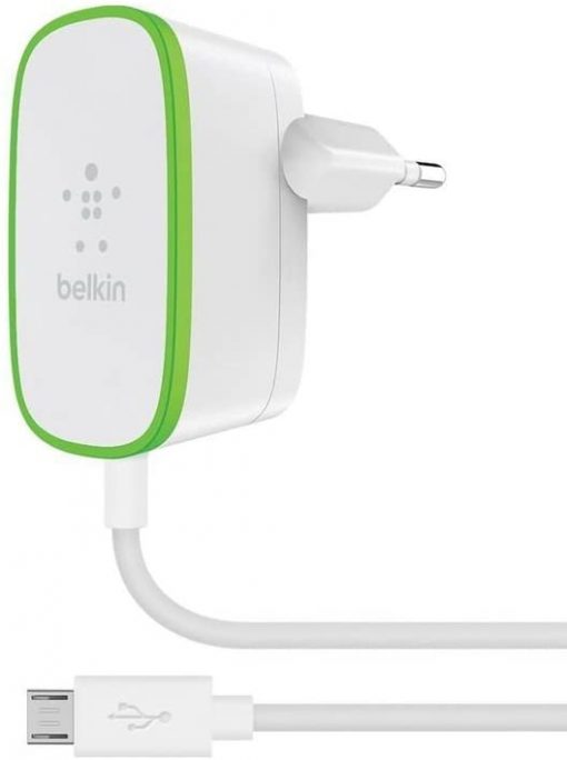 Belkin Şarj Cihazı F7U009VF06-WHT BoosUp Şebeke Şarj Cihazı 2.4 A Micro-USB Kablo 1.8 m Beyaz