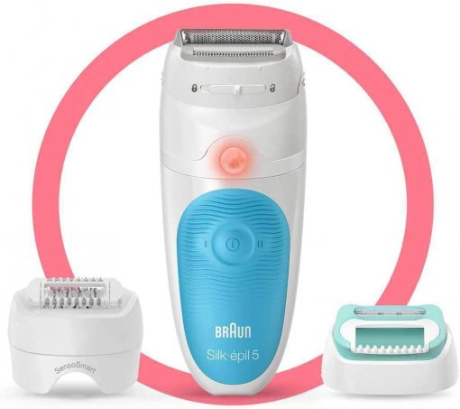 Braun Epilatör Silk-épil 5 5610 SensoSmart Kablosuz Islak ve Kuru 3ü1 Arada Epilasyon Cihazı