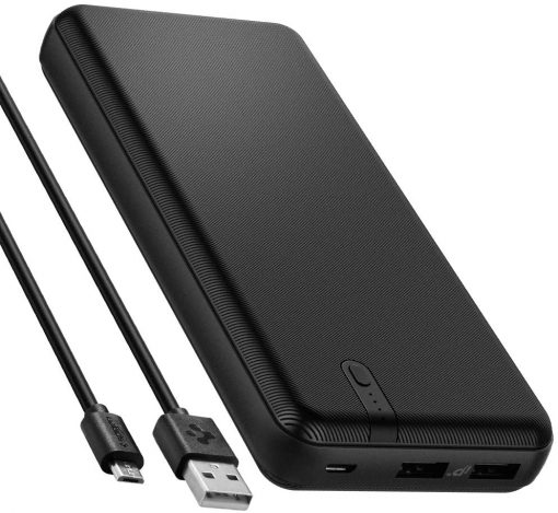 Spigen Powerbank F712D Essential 20000 mAh 2 Portlu 24W (2x 5V 2.4A) iP Taşınabilir Şarj Cihazı Powerbank