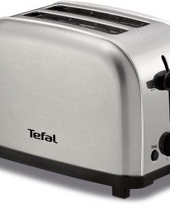 Tefal Ekmek Kızartma Makinesi TT330D11 Ultra Mini 700 Watt Paslanmaz Çelik Kızartma Makinesi Gri