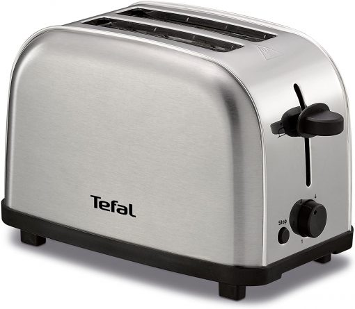 Tefal Ekmek Kızartma Makinesi TT330D11 Ultra Mini 700 Watt Paslanmaz Çelik Kızartma Makinesi Gri