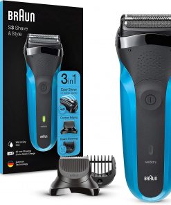 Braun 3 Serisi Tıraş Makinesi 310BT Blue 3ü 1 Arada Sakal Şekilendirici