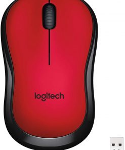 Logitech Mouse M220 Sessiz Kablosuz Fare 2.4 Ghz Bağlantı 1000 DPI Pc/Mac Kırmızı