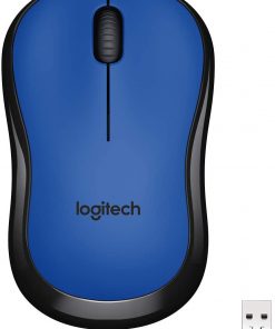Logitech Mouse M220 Sessiz Kablosuz Fare 2.4 Ghz Bağlantı 1000 DPI Pc/Mac Mavi