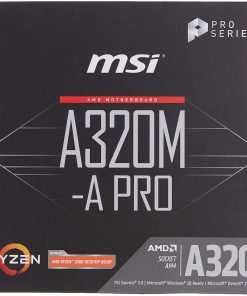 MSI A320M-A PRO AM4 DDR4 3200mhz(OC) DVI HDMI USB3.2 mATX Anakart