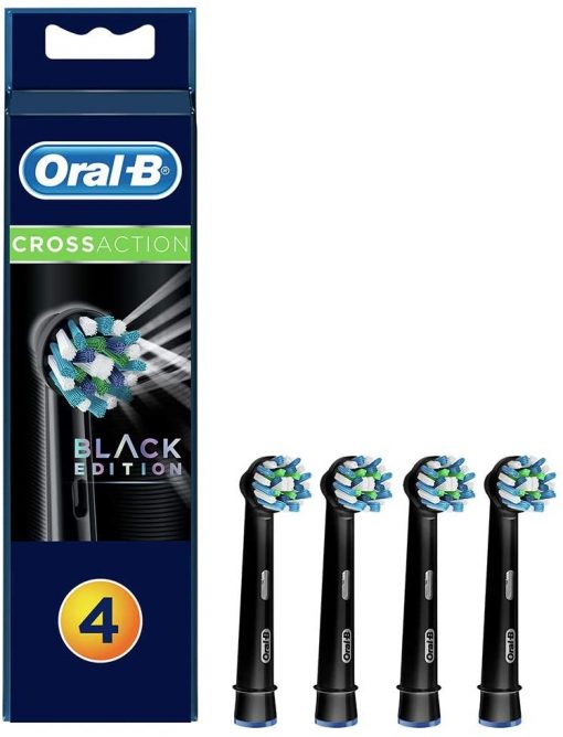 Oral-B Diş Fırçası Yedek Başlığı Cross Action Siyah