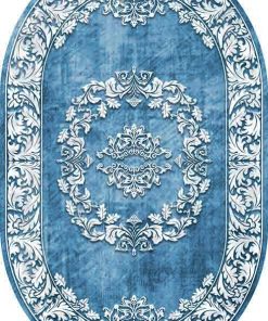 Oval Yolluk Paspas Saçaklı Püsküllü Süngerli Hol Banyo Paspası 50x80cm Yeni Sezon 0291