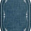 Oval Yolluk Paspas Saçaklı Püsküllü Süngerli Hol Banyo Paspası 50x80cm Yeni Sezon 0414