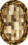 Oval Yolluk Paspas Saçaklı Püsküllü Süngerli Hol Banyo Paspası 50x80cm Yeni Sezon 0510