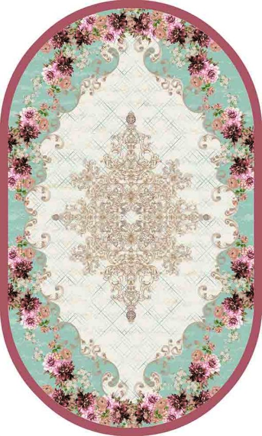 Oval Yolluk Paspas Saçaklı Püsküllü Süngerli Hol Banyo Paspası 60x100cm Yeni Sezon 0602