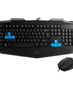 Rampage Oyuncu Klavye Mouse KM-R10 3 Farklı Aydınlatmalı Siyah Gaming Set