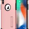 Spigen Apple iPhone XS / iPhone X Kılıf Slim Armor Rose Gold