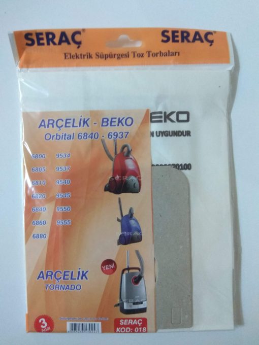 Bez Süpürge Torbası Arçelik-Beko ASN-SPR-018