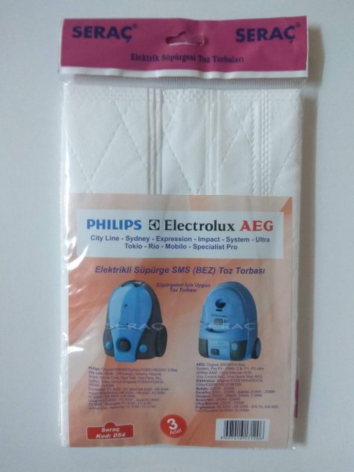 Bez Süpürge Torbası Philips-Electrolux-AEG ASN-SPR-054