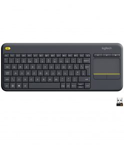 Logitech Kablosuz Klavye K400 Plus Siyah Smart TV Klavye
