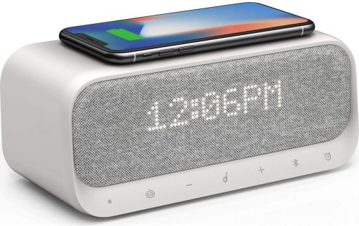 Anker Bluetooth Hoparlör SoundCore Wakey 10W Qi Hızlı Kablosuz Şarj Çalar Saat