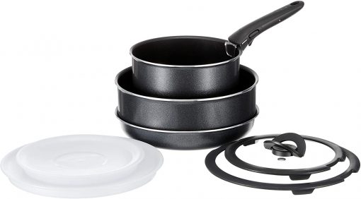 Tefal Tava ve Tencere Seti L2319172 Titanium Ingenio Elegance 8 Parça Orta Tava ve Tencere