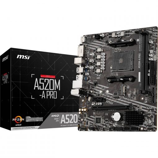 MSI A520M-A PRO AMD AM4 DDR4 Micro ATX Anakart