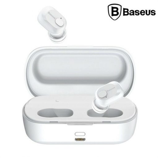 Baseus Kulaklık TWS W01 Kablosuz Kulakİçi Bluetooth Kulaklık Beyaz