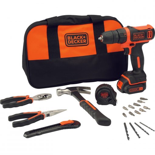 Black Decker Matkap BDCDD12HTSA-QW 10.8 V Şarjlı Matkap