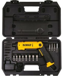 Dewalt Akülü Tornavida DCF008TR 8V Li-Ion Tornavida + 45 Parça Aksesuar Seti