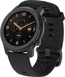 Amazfit Akıllı Saat GTR 42mm Amoled Retina Ekran 5 ATM Suya Dayanıklı Saat Siyah