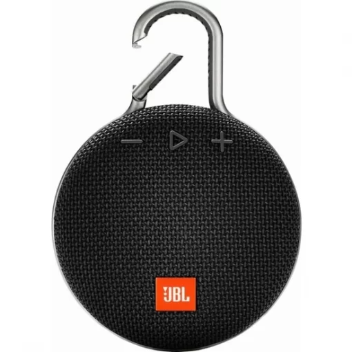 JBL Bluetooth Hoparlör Clip 3 W IPX7 Taşınabilir Hoparlör Koyu Siyah