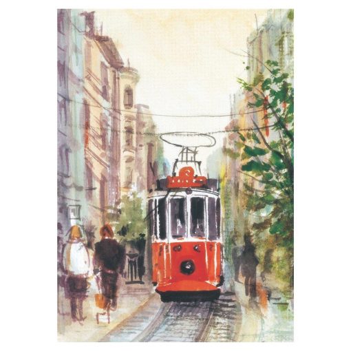 1000 Parça Puzzle Yap boz İstiklal Caddesi Tramvay 68x48 Keskin Color Puzz