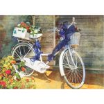 1000 Parça Puzzle Yap boz Nostaljik Bisiklet 68x48 Keskin Color Puzz
