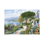 2000 Parça Puzzle Yap boz Renkli Bahçe 68x96 Keskin Color Puzz