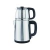 Karaca Tea Break 1650 W Çelik Demlikli Çay Makinesi Inox Siyah