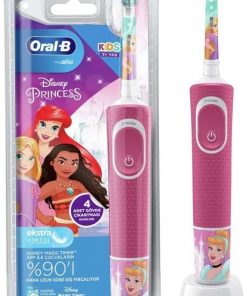 Oral-B D100 Princess Özel Seri Çocuklar İçin Şarj Edilebilir Diş Fırçası