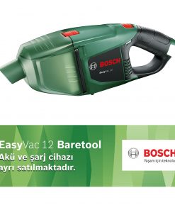 Bosch El Süpürgesi EasyVac 12 Baretool (Akü Dahil Değil) Şarjlı El Süpürgesi