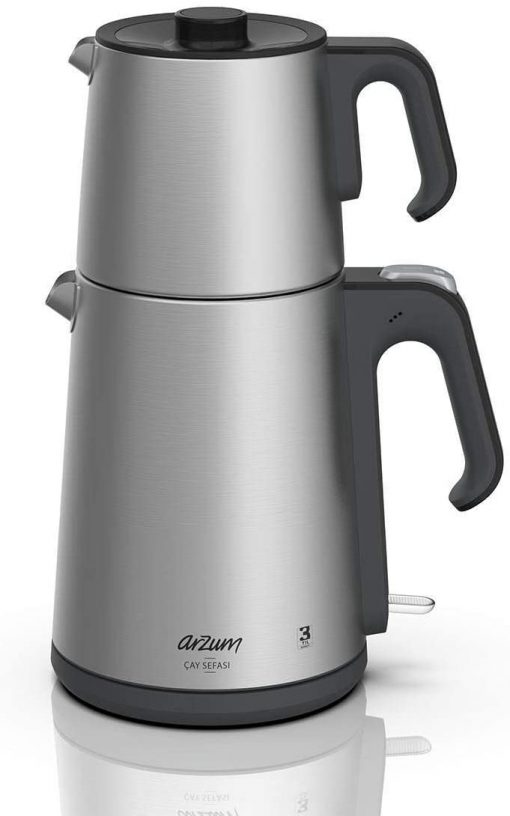 Arzum AR3069 Çay Sefası 1650 W Çelik Çay Makinesi Inox