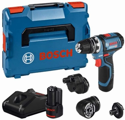 Bosch Professional GSR 12V-15 FC Set Çift Akülü Başlıklı Vidalama Makinesi