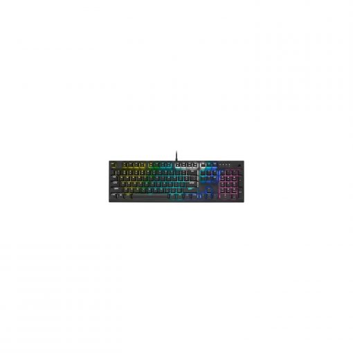 Corsair K60 RGB Pro Mechanical Gaming Keyboard Cherry Viola Black Mekanik Klavye