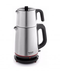 Homend Royaltea 1711h Inox Siyah Çay Makinesi