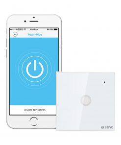 S-Link Swapp SL-EG31 Kablosuz ve Dokunmatik Aydınlatma Anahtarı 1li Wifi Tuya Destekli