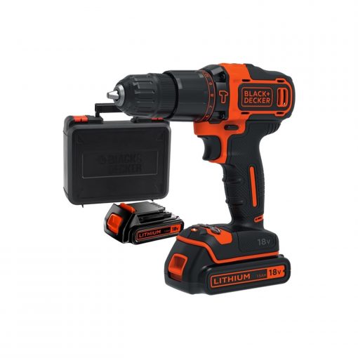 Black&Decker BDCHD18KB-QW 18V/1.5Ah Li-ion Çift Akülü 2 Vitesli Darbeli Matkap