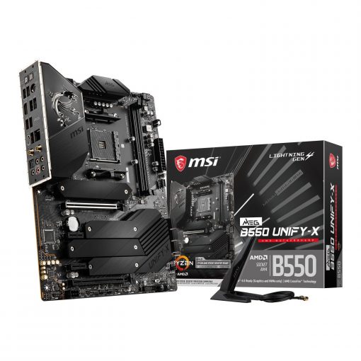 MSI MEG B550 UNIFY-X AM4 DDR4 5800(OC) HDMI 4x M.2 USB3.2 WIFI ATX Anakart