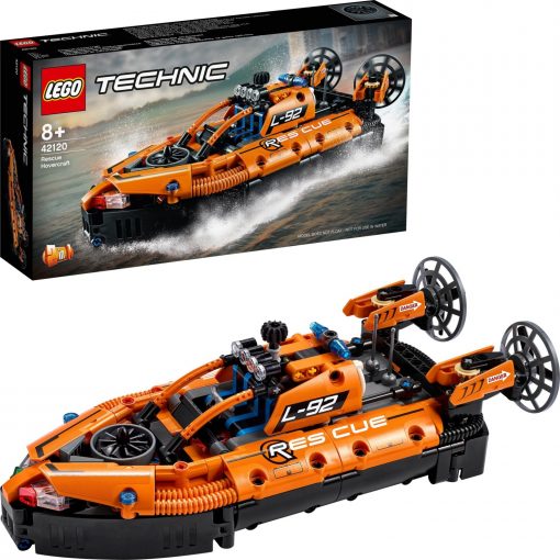 LEGO Technic Kurtarma Hoverkraftı 42120 Heyecan Verici Oyuncak Araçları Seven Çocuklar için Model Yapım Seti (457 Parça)