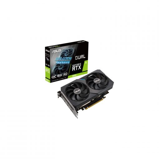 Asus GeForce DUAL-RTX3050-O8G 8GB GDDR6 128Bit 1852MHz OC (1xHDMI+3xDP) PCI-Express 4.0 RGB Ekran Kartı