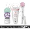 Braun Silk-épil 9 9995 Güzellik Seti SensoSmart Teknoloji Kablosuz Islak ve Kuru Kullanım Pembe 11 Ek Ataçmanlı Epilatör / Epilasyon