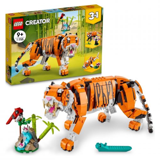 LEGO 3’ü 1 Arada Muhteşem Kaplan 31129 - 9 Yaş ve Üzeri Çocuklar İçin Kaplan